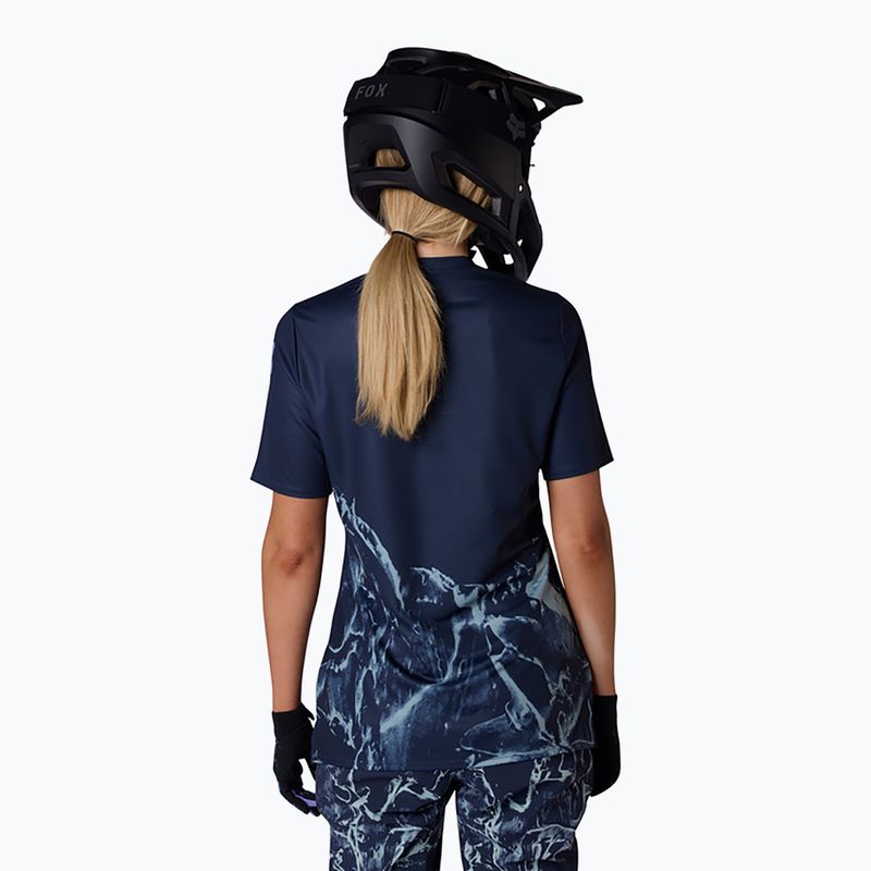 Dámsky cyklistický dres Fox Racing Ranger Image Print arctic blue 2