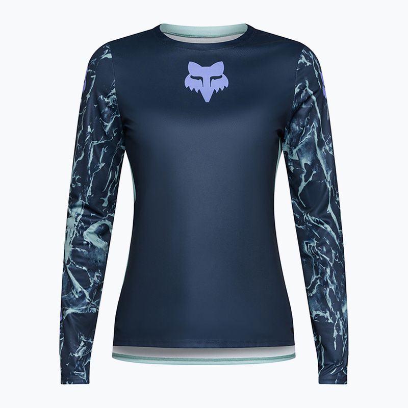 Dámsky cyklistický dres longsleeve Fox Racing Ranger Image Print arctic blue 5