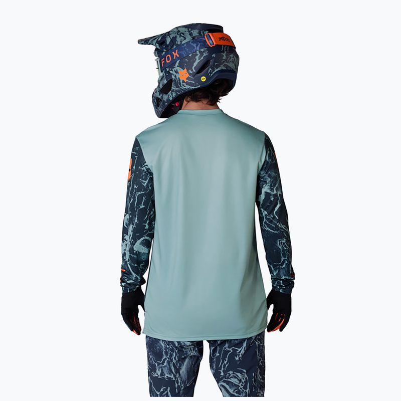 Detský cyklistický dres longsleeve Fox Racing Ranger Image Print Jr arctic blue 2