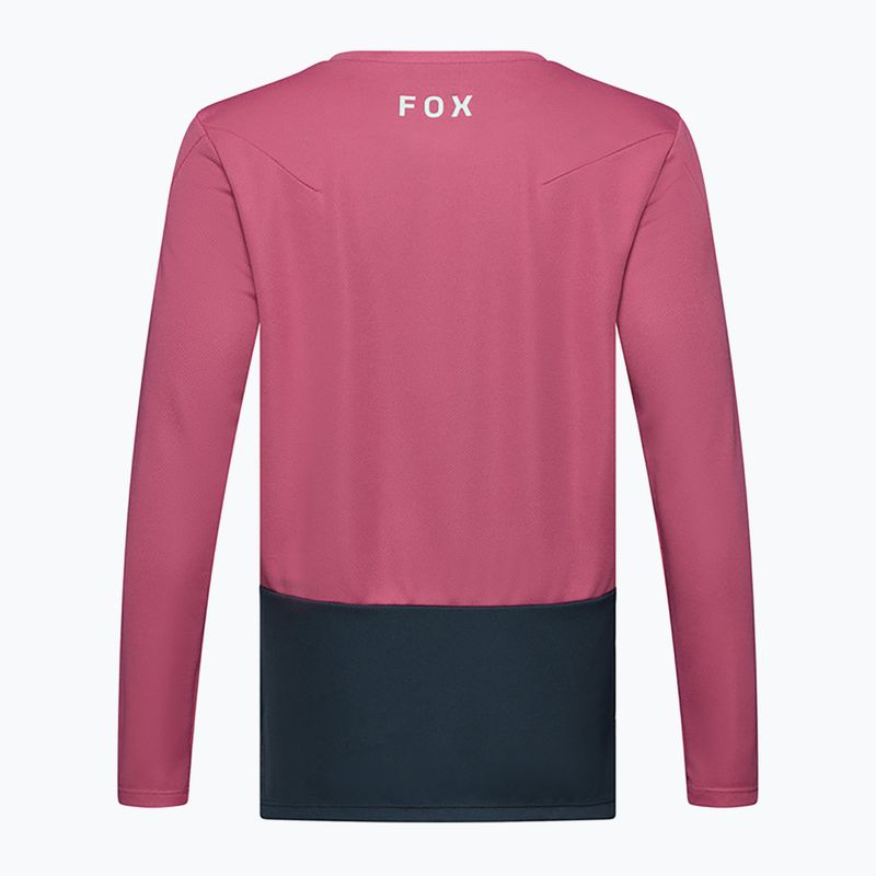 Detský cyklistický dres longsleeve Fox Racing Ranger Fox Head Jr berry 2