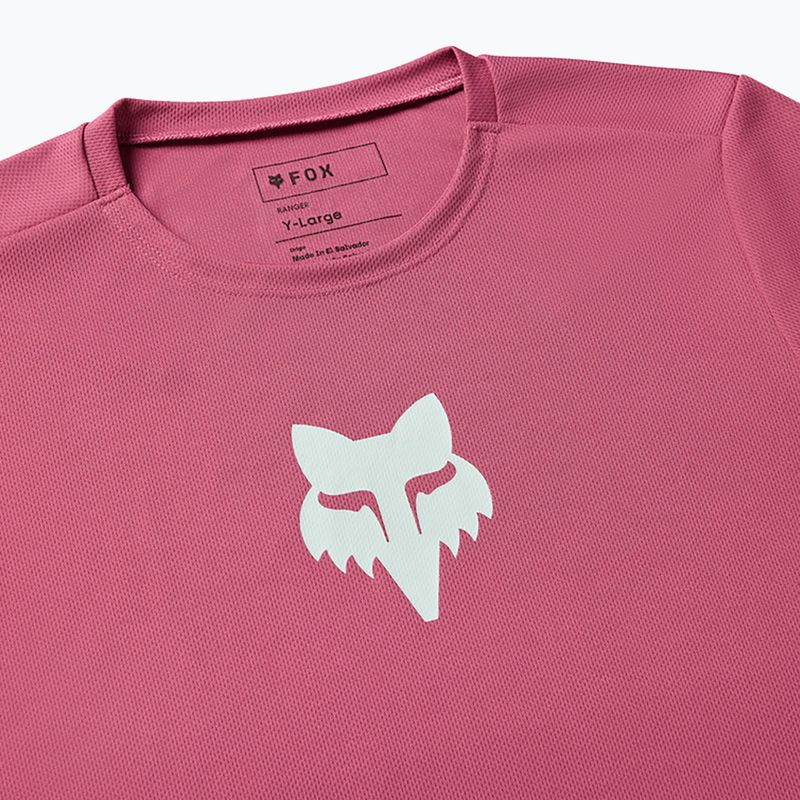 Detský cyklistický dres longsleeve Fox Racing Ranger Fox Head Jr berry 3