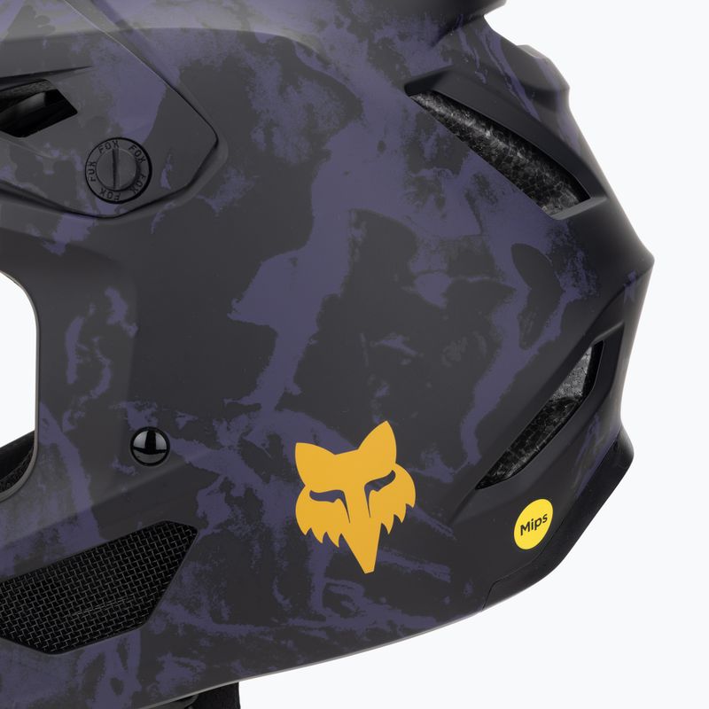 Detská cyklistická prilba Fox Racing Rampage Image Print Jr plum 7
