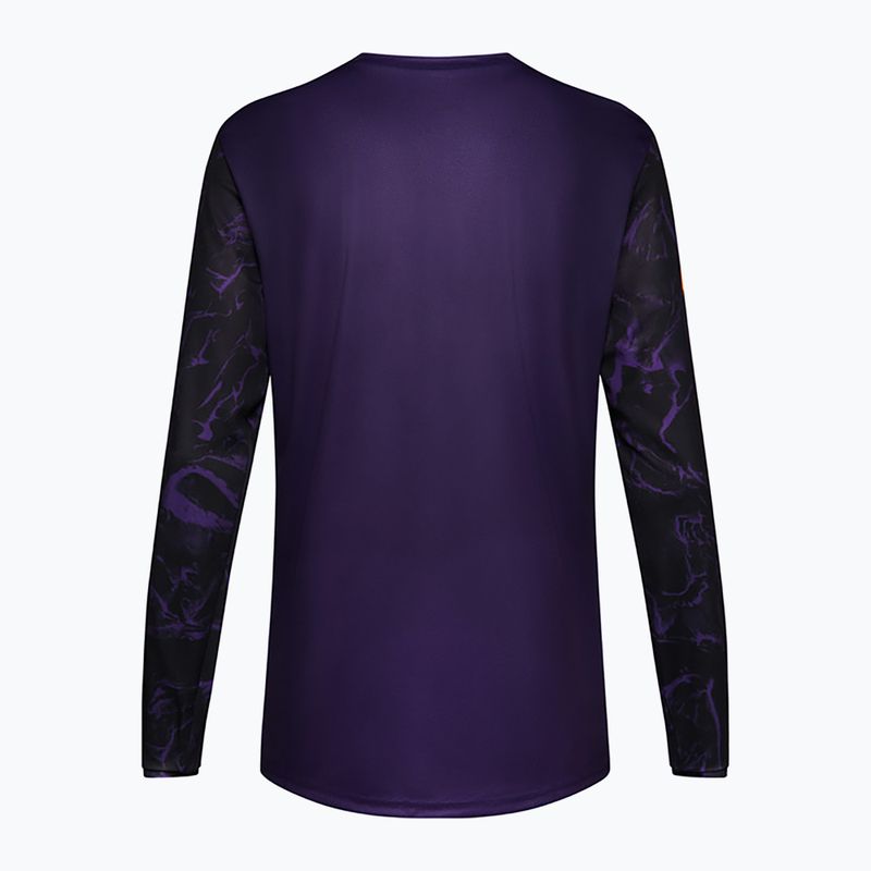 Pánske cyklistické tričko longsleeve Fox Racing Ranger Image Print plum 6