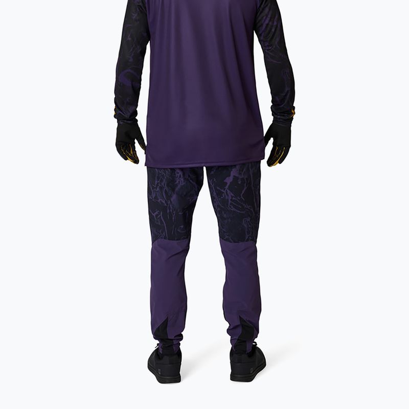 Detský cyklistický dres longsleeve Fox Racing Ranger Image Print Jr plum 2