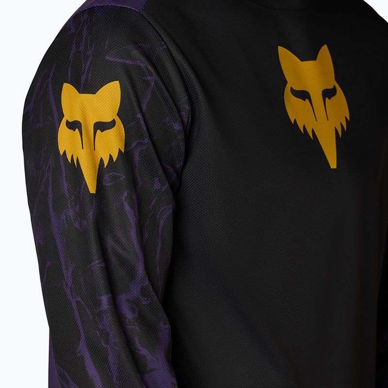 Detský cyklistický dres longsleeve Fox Racing Ranger Image Print Jr plum 4