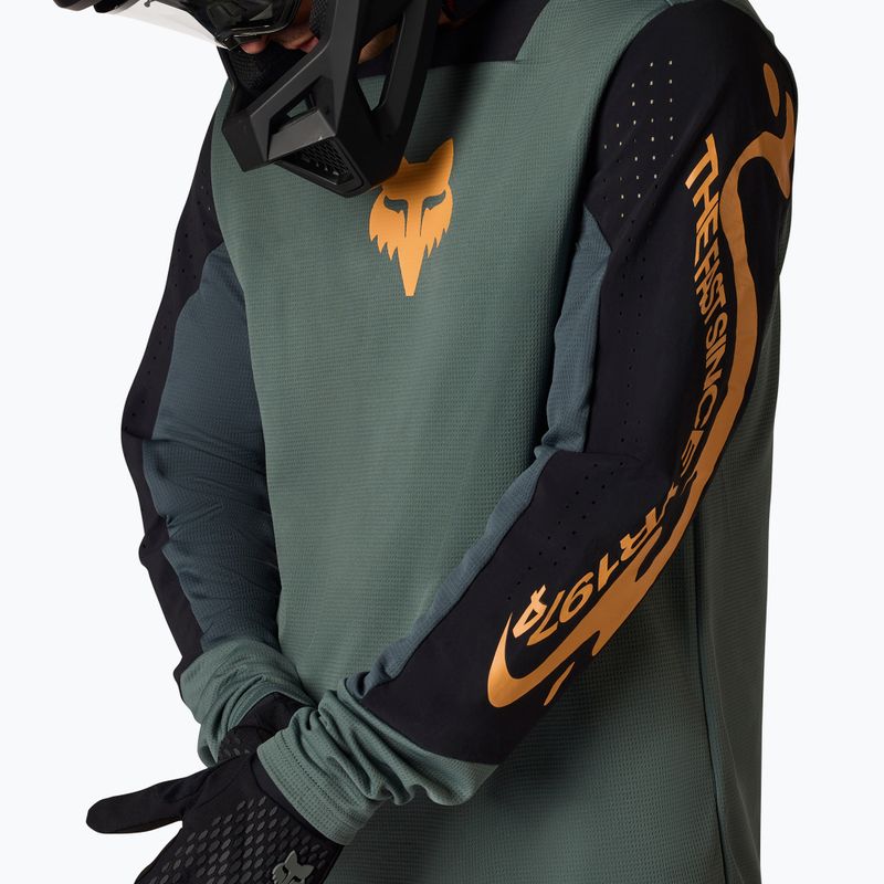 Pánske cyklistické tričko longsleeve Fox Racing Defend Creation sage 3
