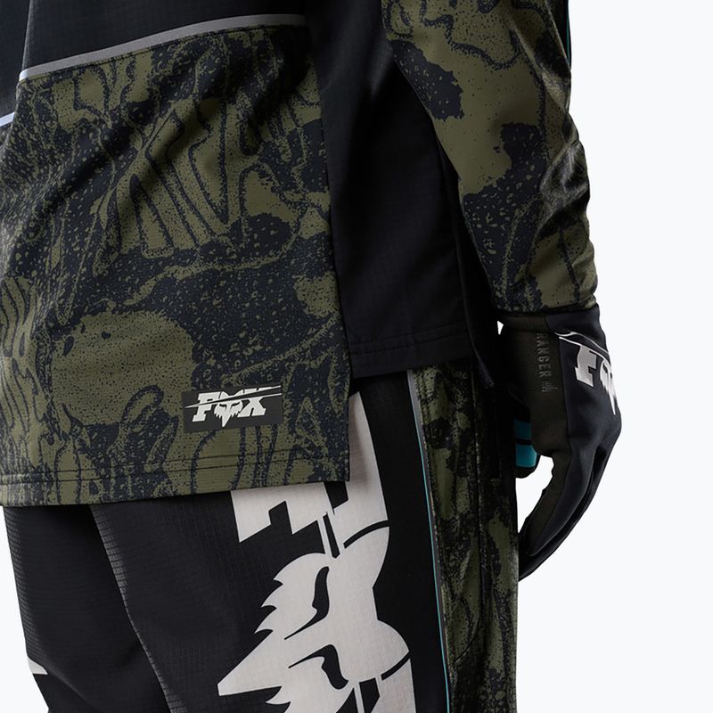 Pánsky cyklistický dres longsleeve Fox Racing Defend Thermal Lunar black 6