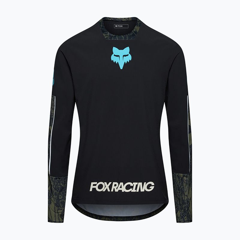 Pánsky cyklistický dres longsleeve Fox Racing Defend Thermal Lunar black 7