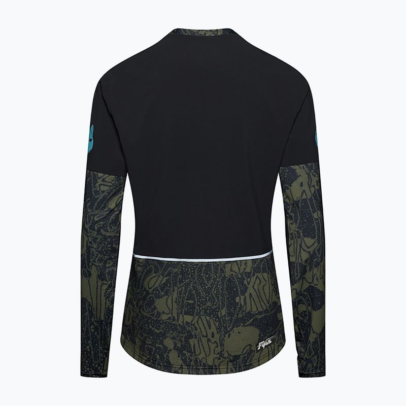 Pánsky cyklistický dres longsleeve Fox Racing Defend Thermal Lunar black 8