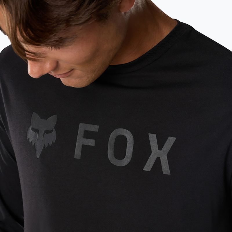 Pánsky cyklistický dres longsleeve Fox Racing Absolute Original Dri-Release LS Tee black/black 3