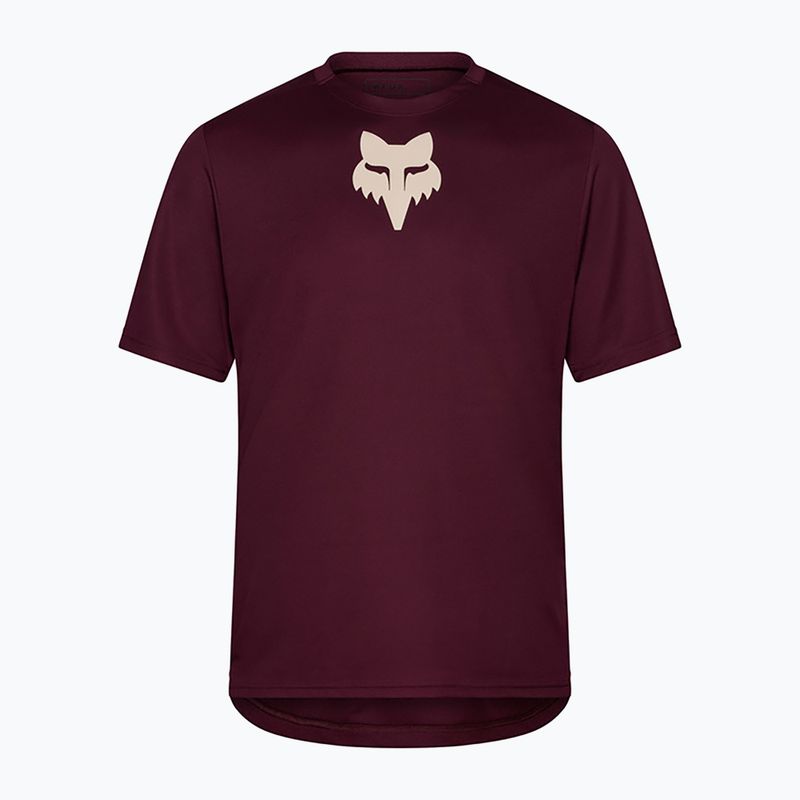 Pánsky cyklistický dres Fox Racing Ranger Fox Head SS dark maroon 5