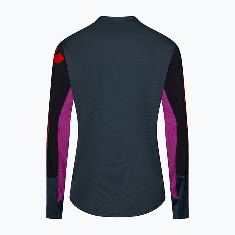 Pánsky cyklistický dres longsleeve Fox Racing Defend Creation galaxy blue 2