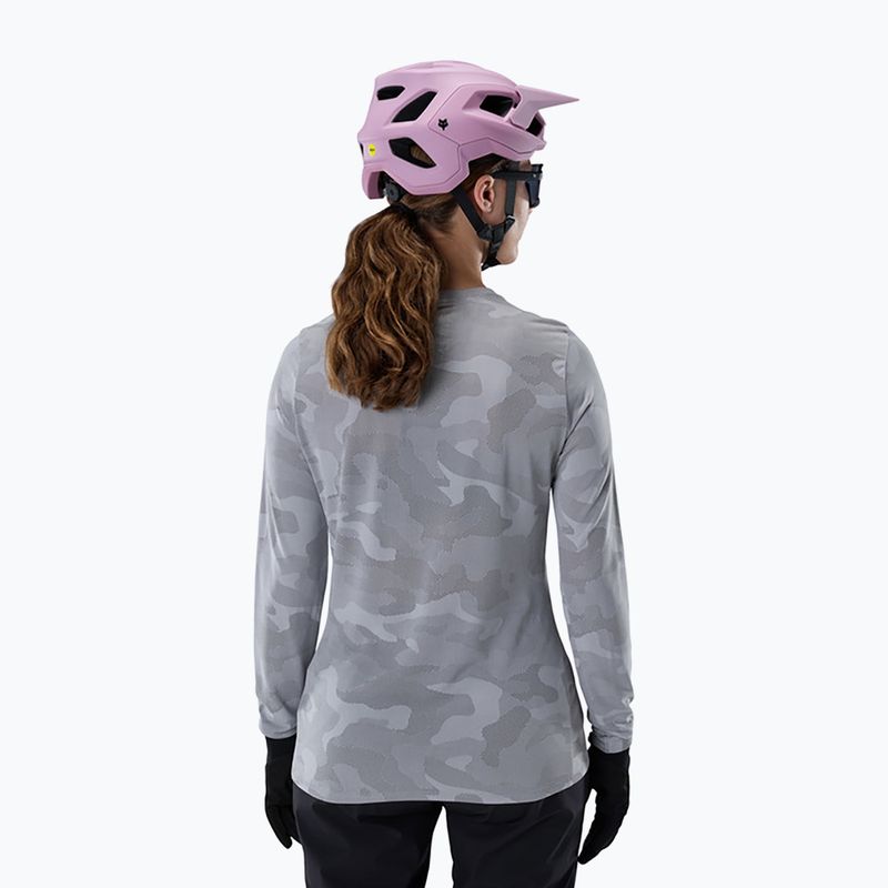 Dámsky cyklistický dres longsleeve Fox Racing Ranger Tru Dri pewter 2