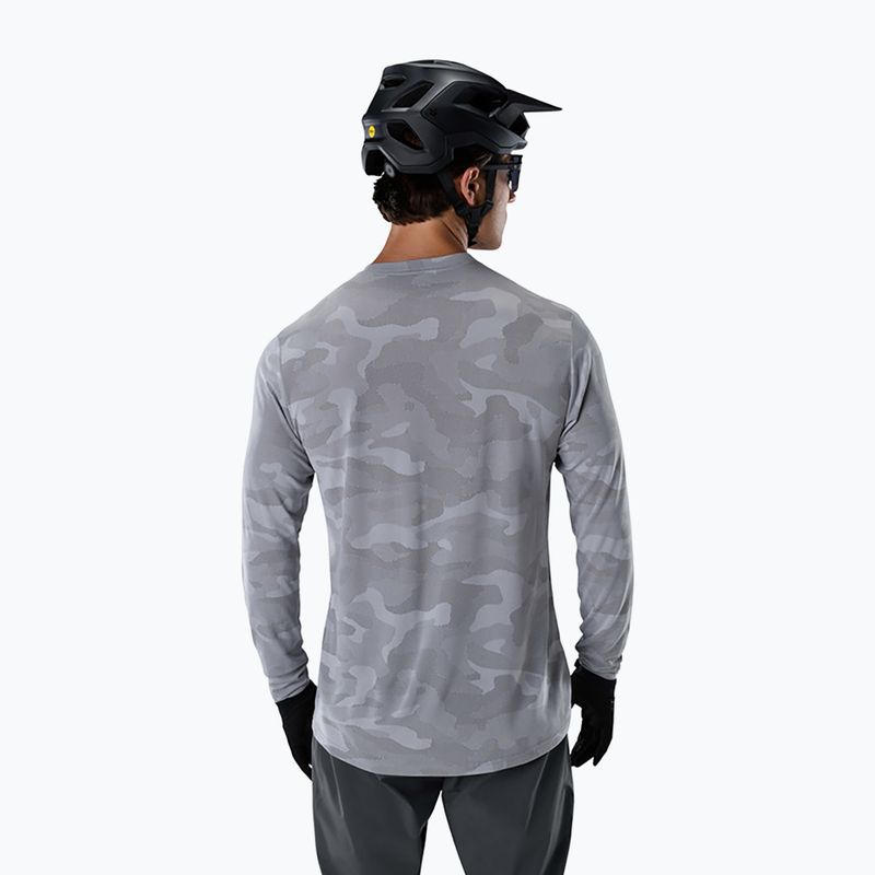 Pánsky cyklistický dres longsleeve Fox Racing Ranger Tru Dri pewter 2