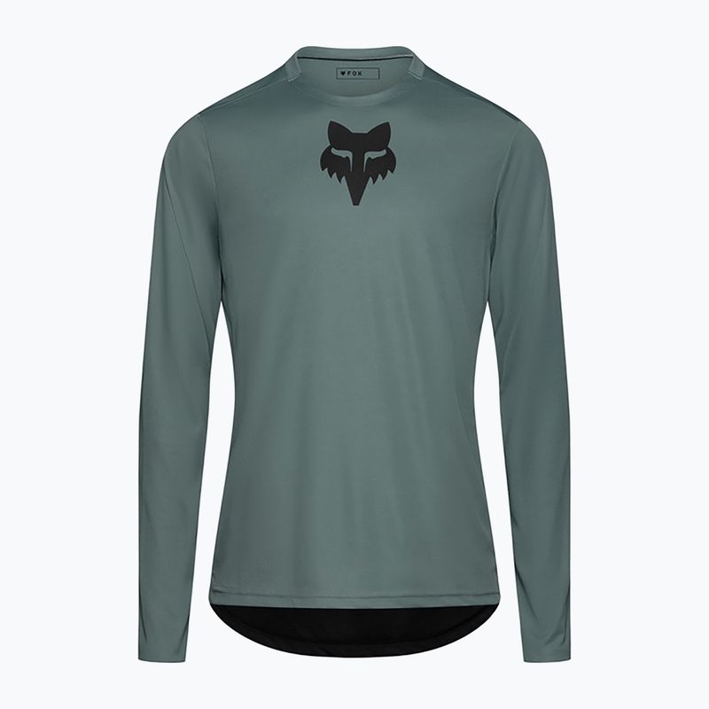 Pánsky cyklistický dres longsleeve Fox Racing Ranger Fox Head LS sage 5