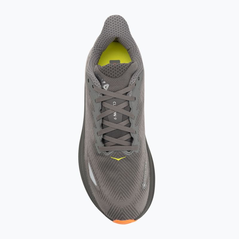 Pánske bežecké topánky HOKA Clifton 9 GTX asphalt grey/gravel 5