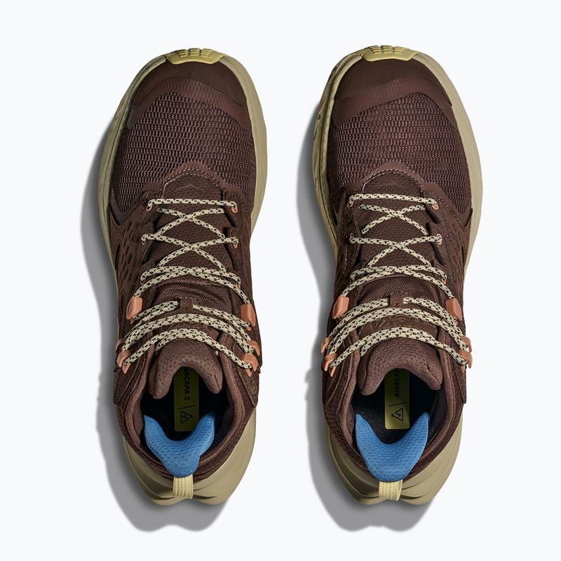 Pánske turistické topánky HOKA Anacapa 2 Mid GTX walnut/oyster mushroom 8