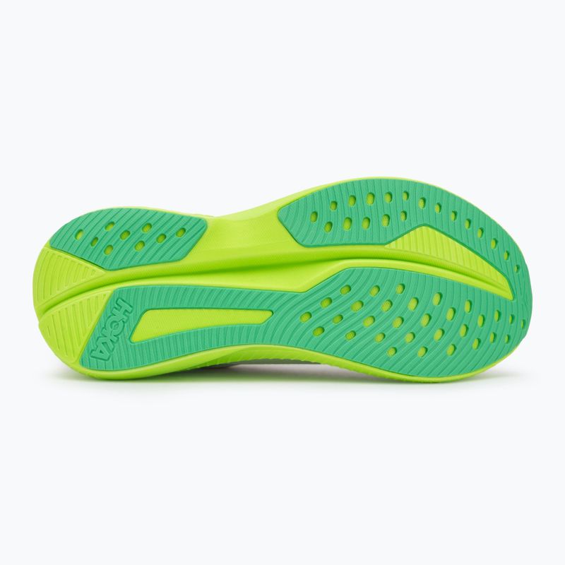 Pánske bežecké topánky HOKA Mach 6 white/neon lime 4