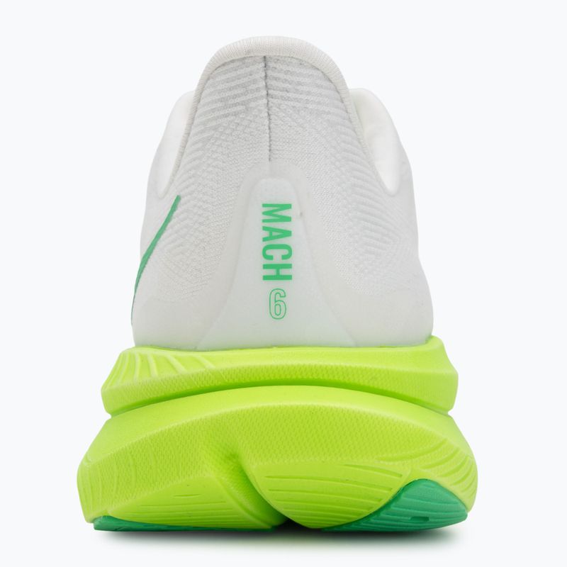 Pánske bežecké topánky HOKA Mach 6 white/neon lime 6