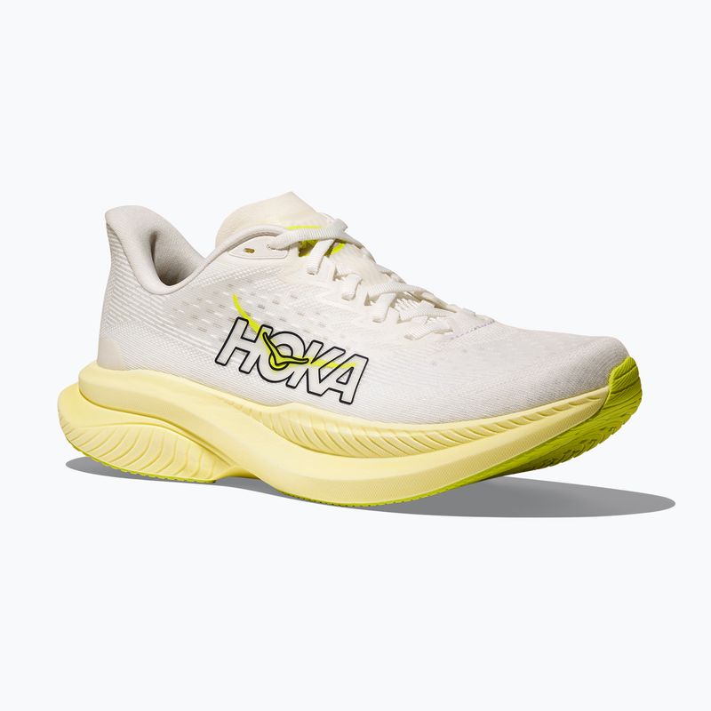 Dámske bežecké topánky HOKA Mach 6 white/neon hoka citrus