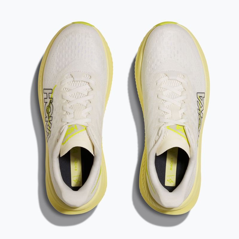 Dámske bežecké topánky HOKA Mach 6 white/neon hoka citrus 8