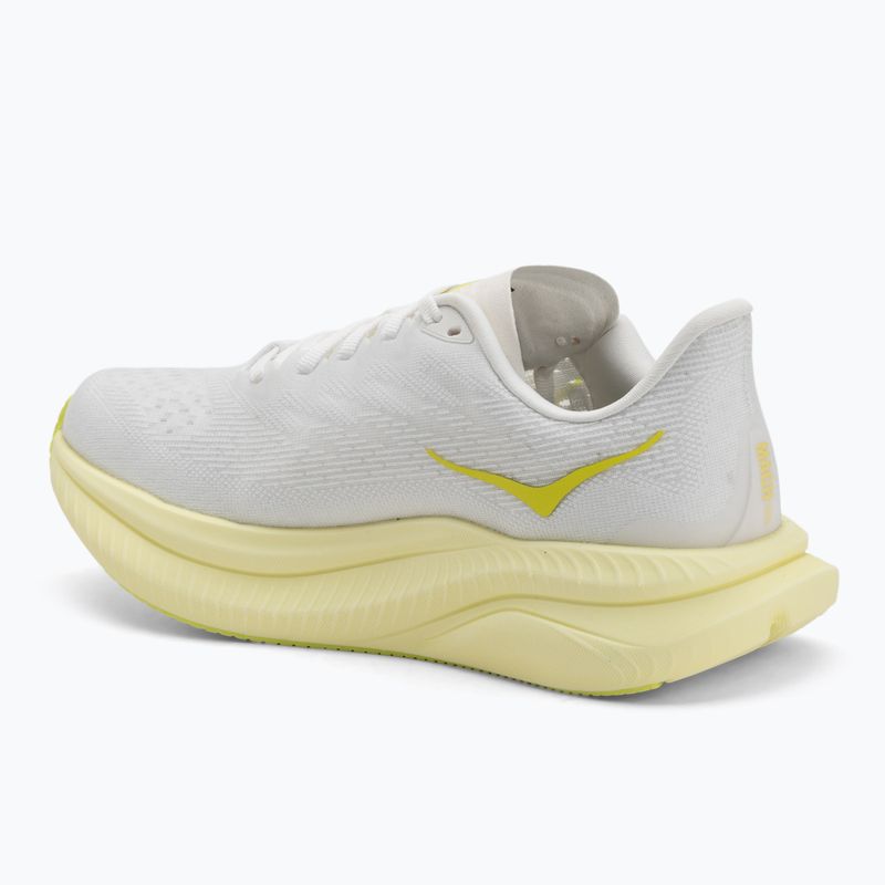 Dámske bežecké topánky HOKA Mach 6 white/neon hoka citrus 3
