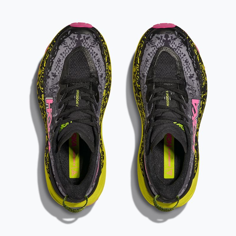 Dámske bežecké topánky HOKA Speedgoat 6 black/neon rose 8