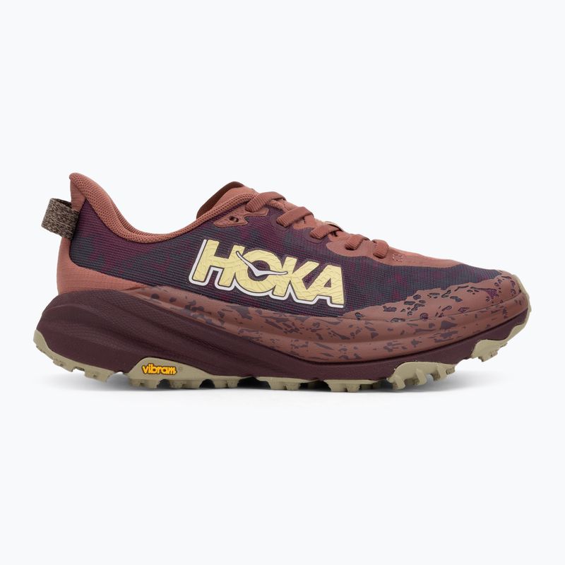 Dámske bežecké topánky HOKA Speedgoat 6 rouge/black cherry 2