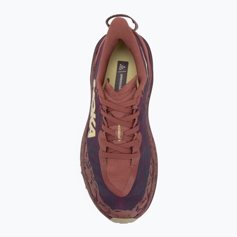 Dámske bežecké topánky HOKA Speedgoat 6 rouge/black cherry 5