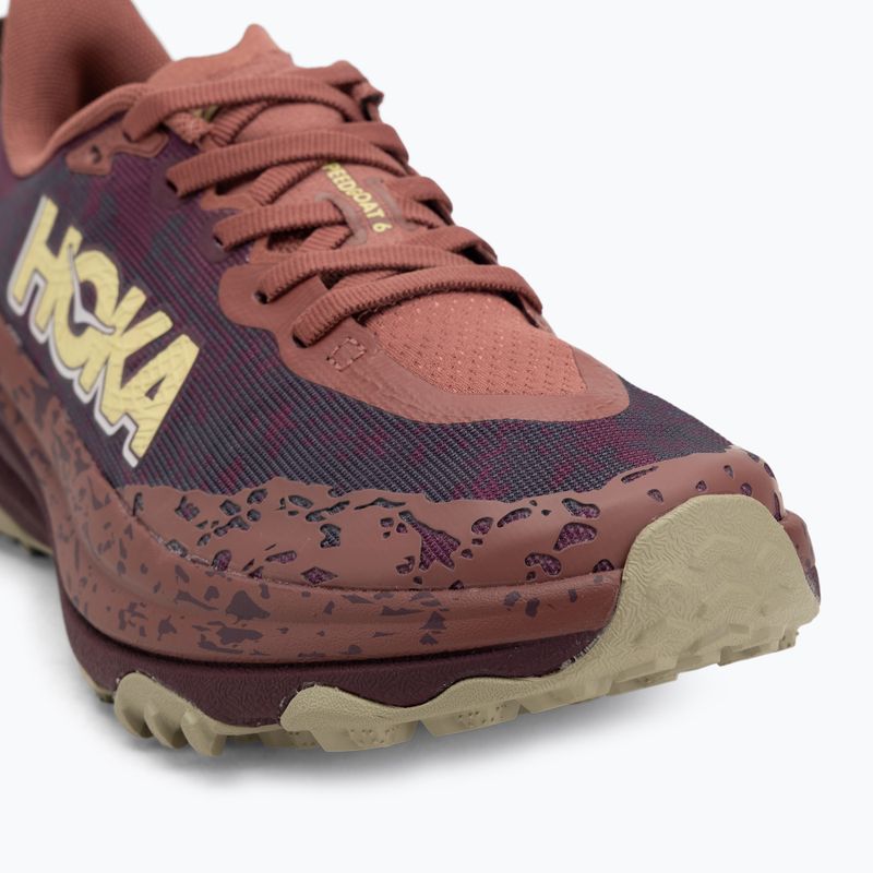 Dámske bežecké topánky HOKA Speedgoat 6 rouge/black cherry 7