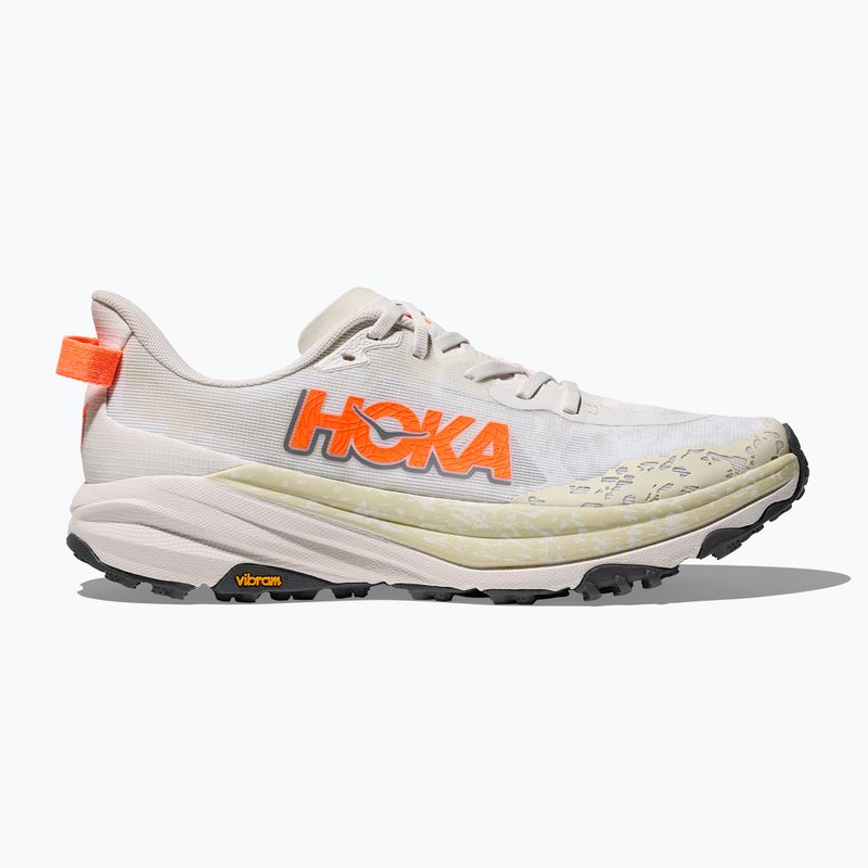 Pánske bežecké topánky HOKA Speedgoat 6 Wide white/neon tangerine 2
