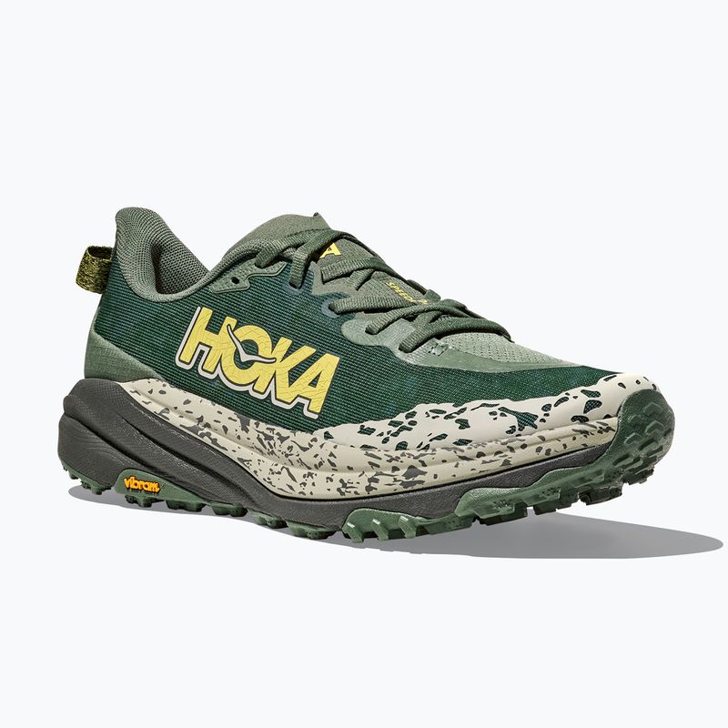 Pánske bežecké topánky HOKA Speedgoat 6 Wide fern/asphalt grey