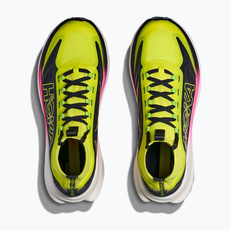Pánske bežecké topánky HOKA Tecton X 3 neon hoka citrus/black 8