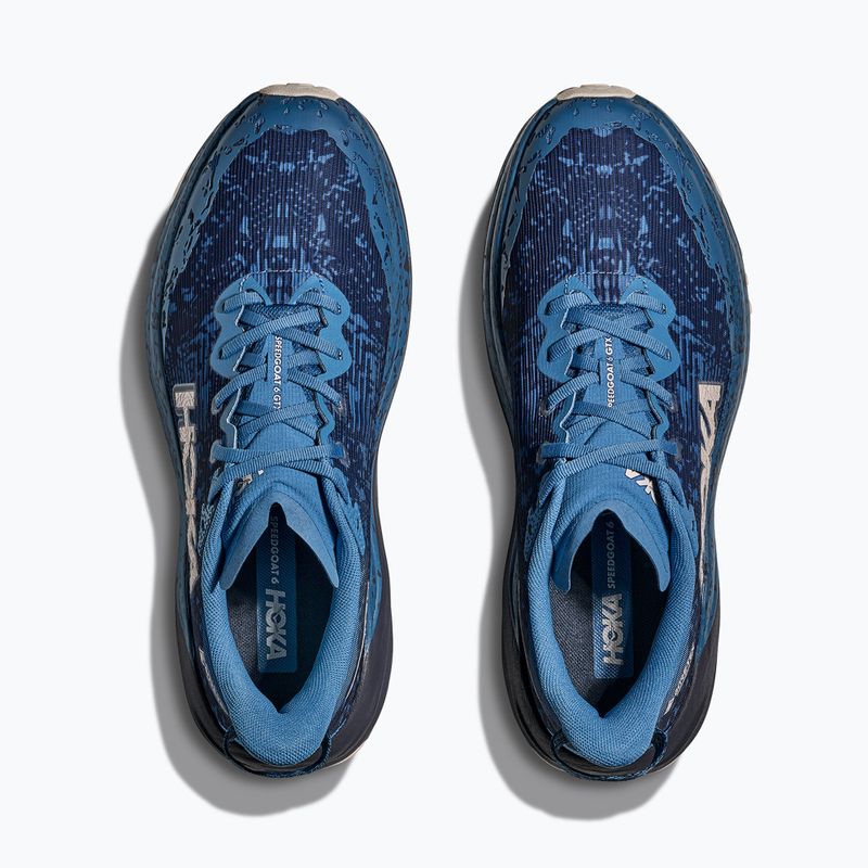 Pánske bežecké topánky HOKA Speedgoat 6 GTX foggy night/charcoal grey 8