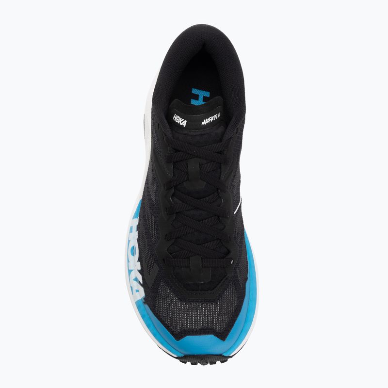 Pánske bežecké topánky Hoka Mafate X black/skyward blue 5