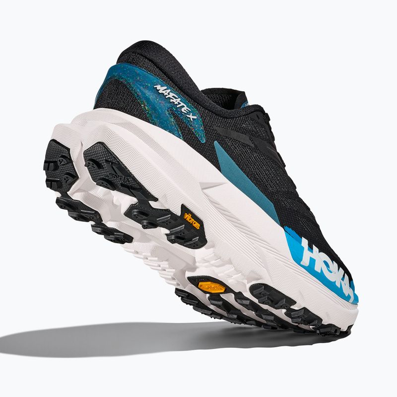 Pánske bežecké topánky Hoka Mafate X black/skyward blue 5