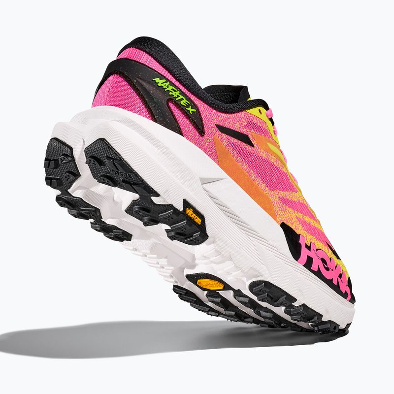 Pánske bežecké topánky Hoka Mafate X neon hoka citrus/neon rose 5