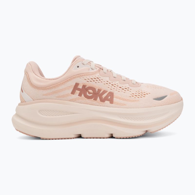 Dámske bežecké topánky Hoka Bondi 9 rose latte/rose cream 2