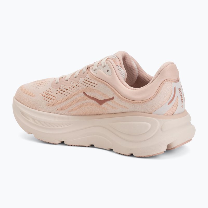 Dámske bežecké topánky Hoka Bondi 9 rose latte/rose cream 3