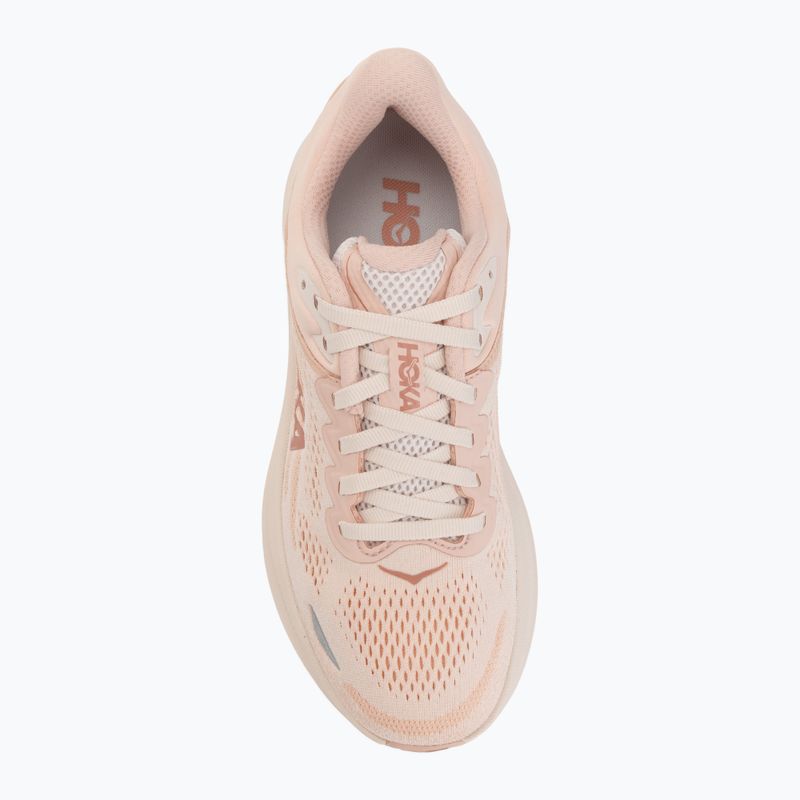 Dámske bežecké topánky Hoka Bondi 9 rose latte/rose cream 5
