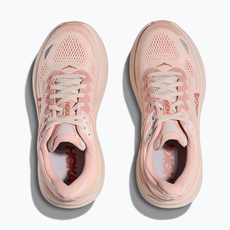 Dámske bežecké topánky Hoka Bondi 9 rose latte/rose cream 8