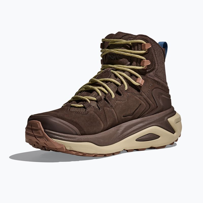 Pánske turistické topánky HOKA Kaha 3 GTX walnut/oyster mushroom 4