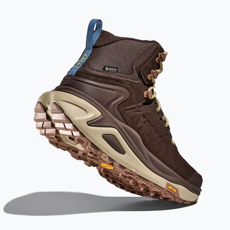 Pánske turistické topánky HOKA Kaha 3 GTX walnut/oyster mushroom 5