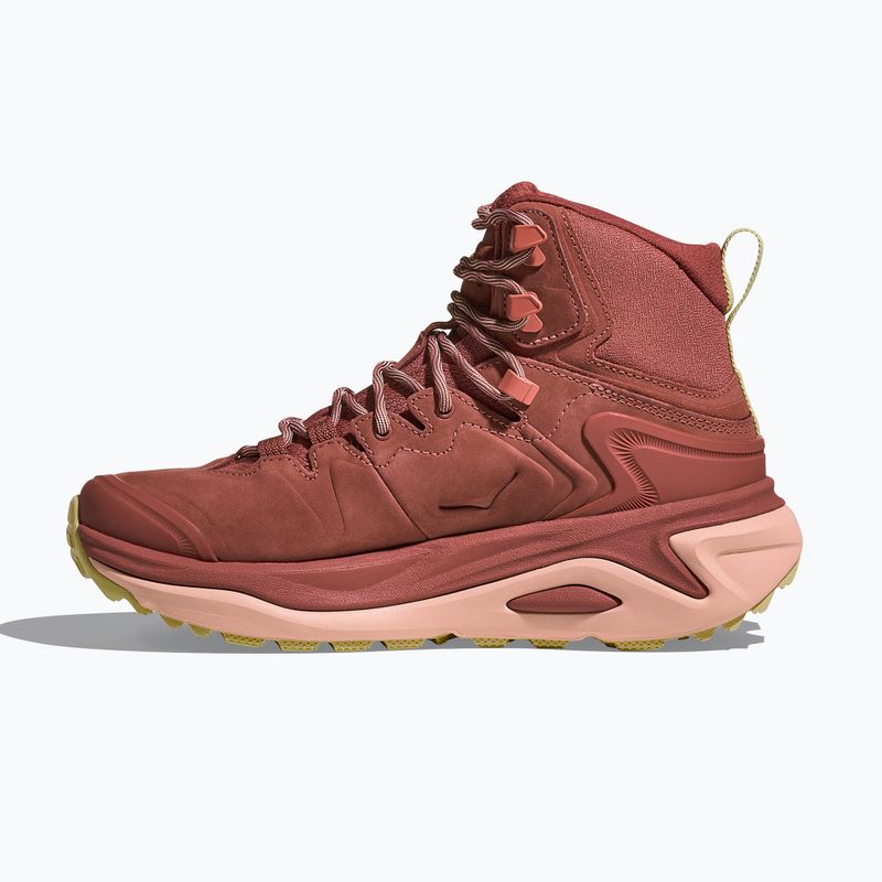 Dámske trekingové topánky HOKA Kaha 3 GTX rouge/rose latte 10