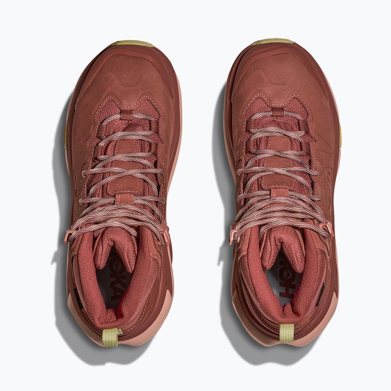 Dámske trekingové topánky HOKA Kaha 3 GTX rouge/rose latte 15