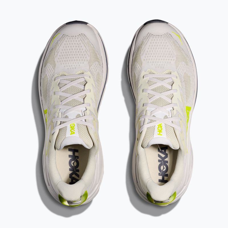 Pánske bežecké topánky HOKA Challenger 8 white/neon hoka citrus 15