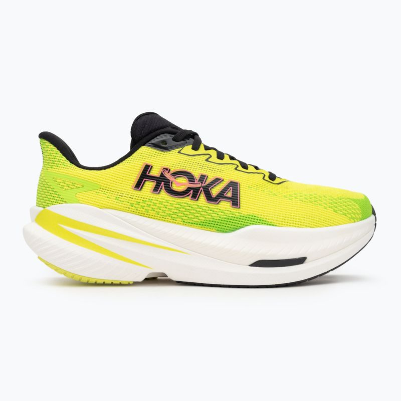 Pánske bežecké topánky Hoka Mach X 3 neon hoka citrus/neon lime 2