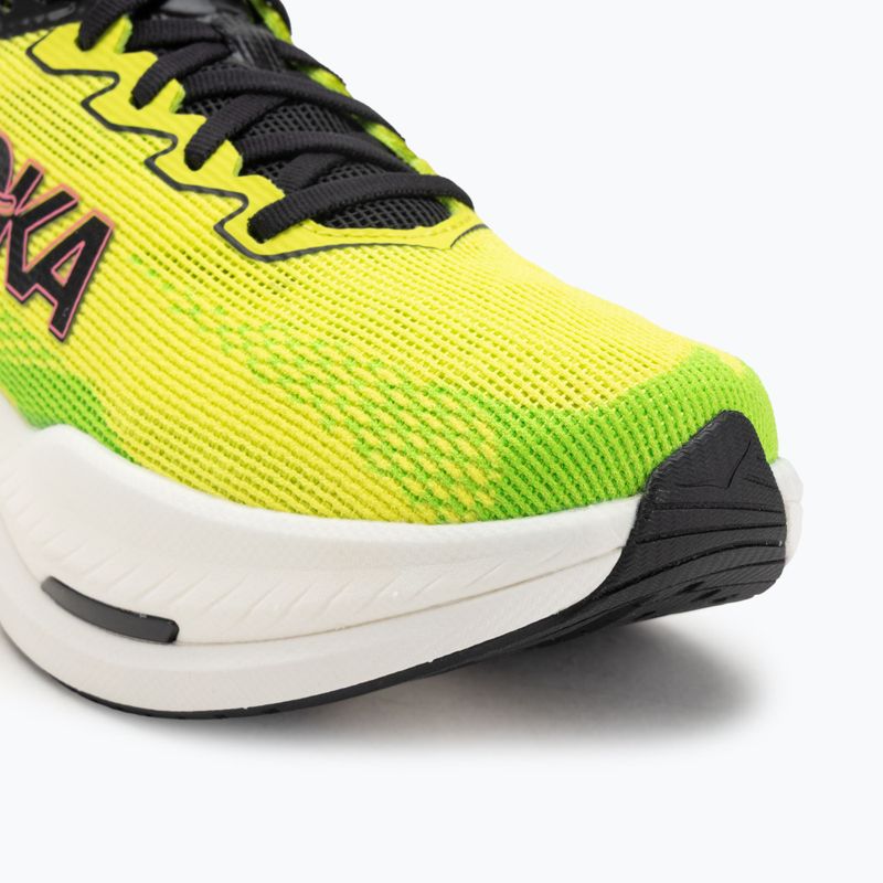 Pánske bežecké topánky Hoka Mach X 3 neon hoka citrus/neon lime 7