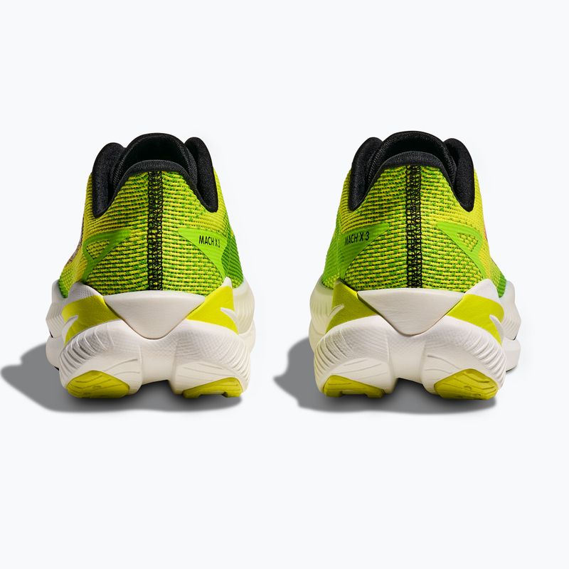 Pánske bežecké topánky Hoka Mach X 3 neon hoka citrus/neon lime 6