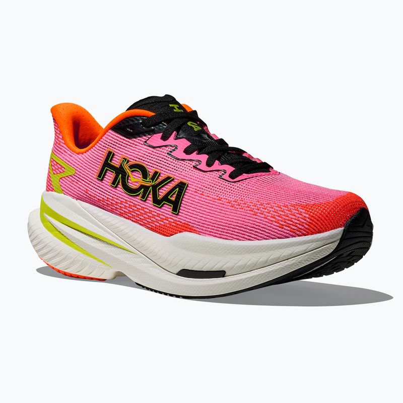 Dámske bežecké topánky Hoka Mach X 3 neon rose/neon tangerine
